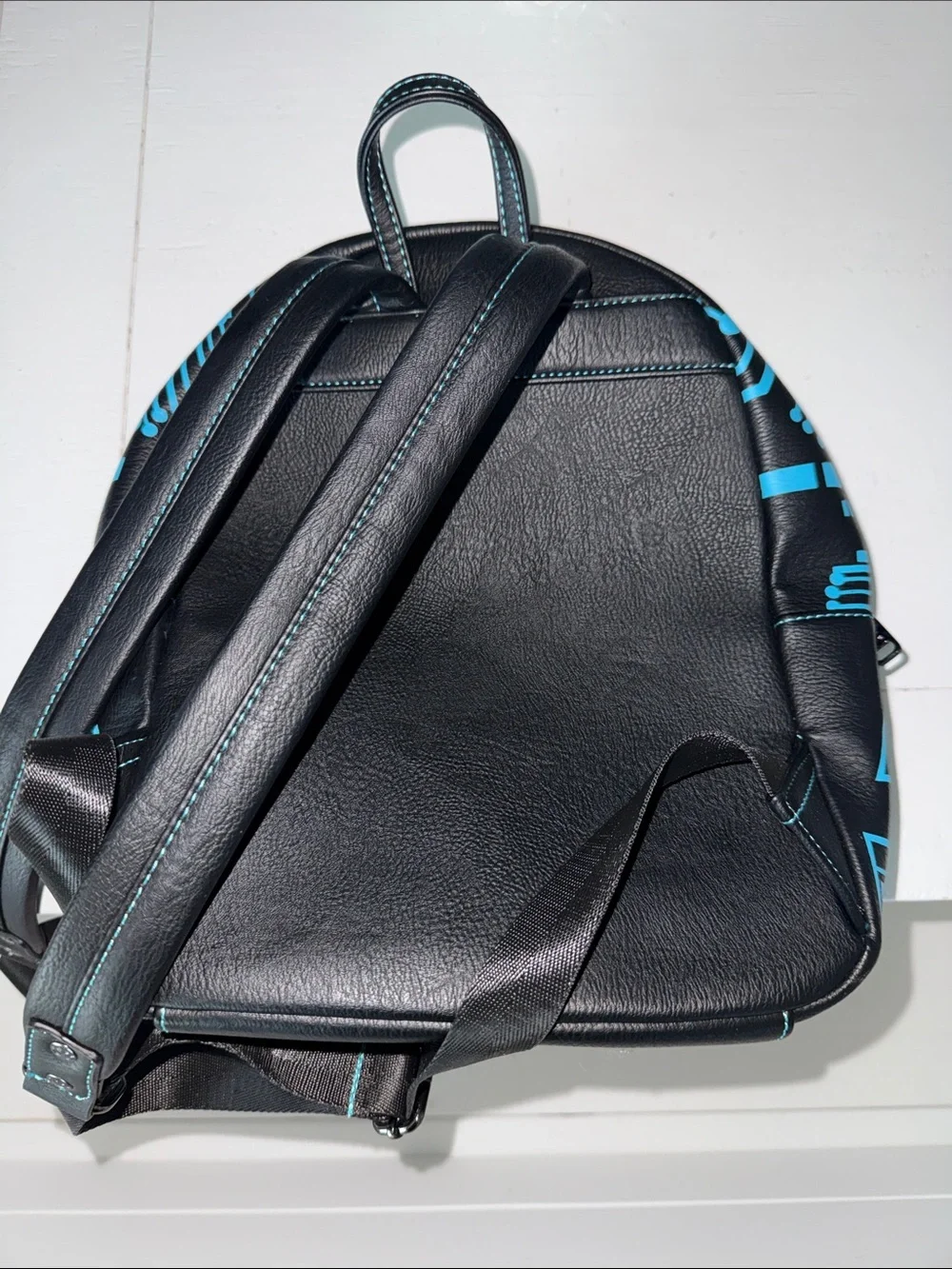 Loungefly Black and Teal Circuit Board Backpack